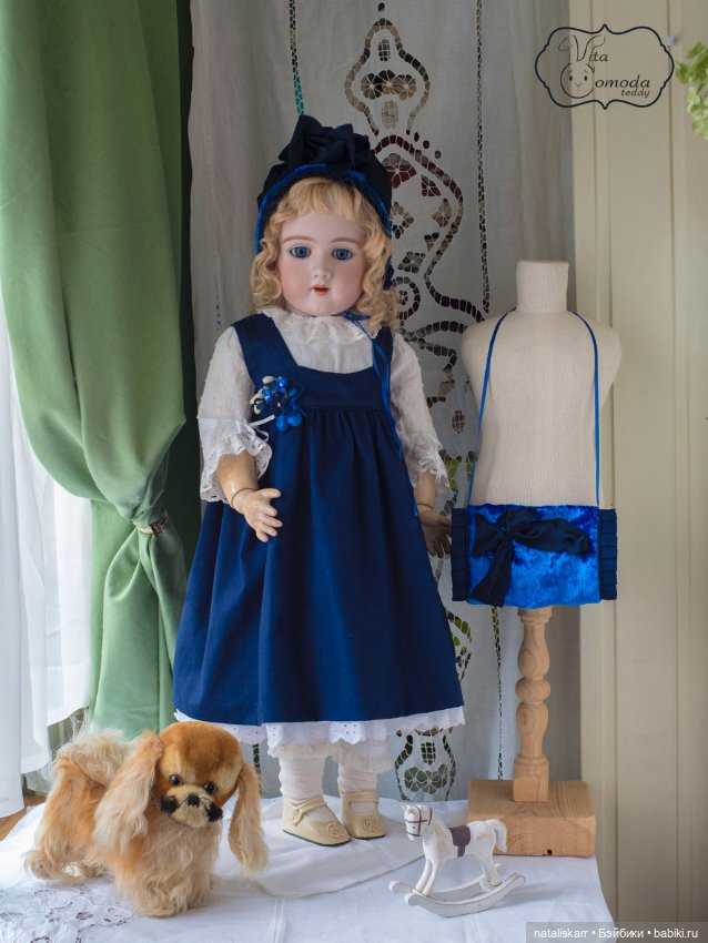 Блузка и сарафан для большой куклы