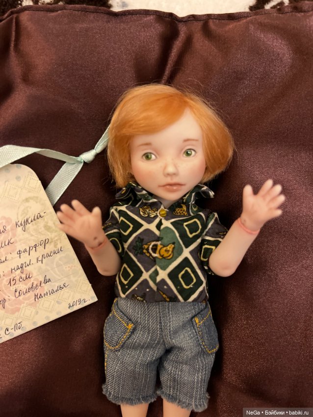 Мальчишка от Наталья Соловьёвой, фарфор. Бесплатная доставка (фото 8)