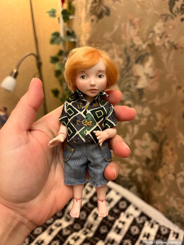 Мальчишка от Наталья Соловьёвой, фарфор. Бесплатная доставка (фото 5)