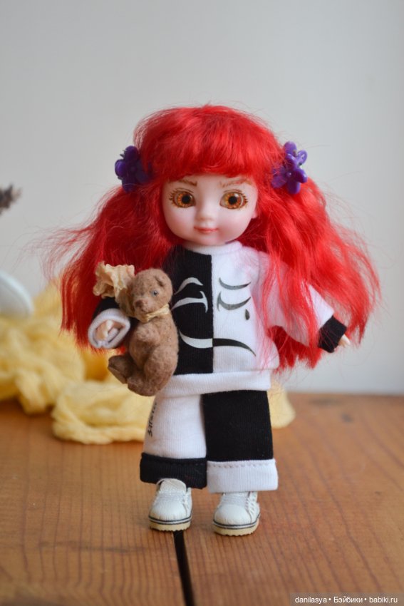 Миниатюрный мишка 3.5 см — Авторские игрушки (фото 5)