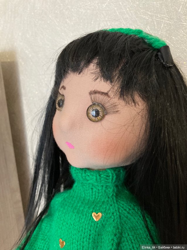 Удивительная девочка, текстильная. Ручная работа (фото 2)