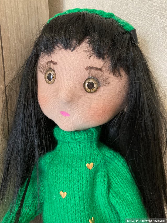 Удивительная девочка, текстильная. Ручная работа