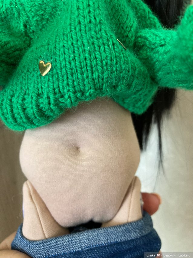 Удивительная девочка, текстильная. Ручная работа (фото 7)