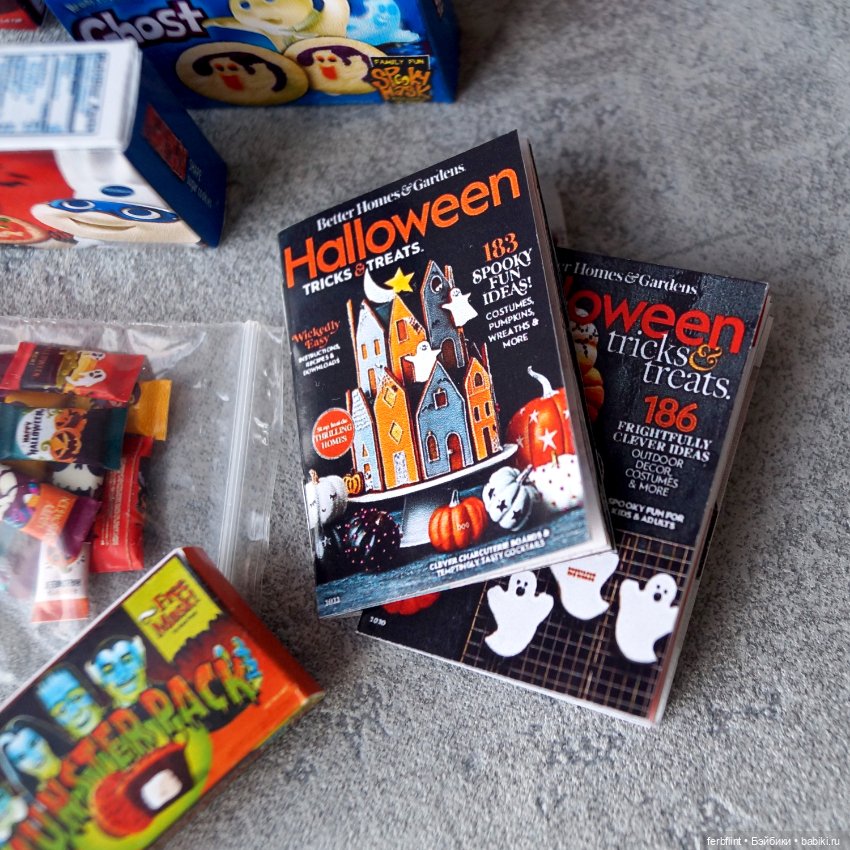 Набор для Хэллоуина №1 в масштабе 1:6 (фото 2)