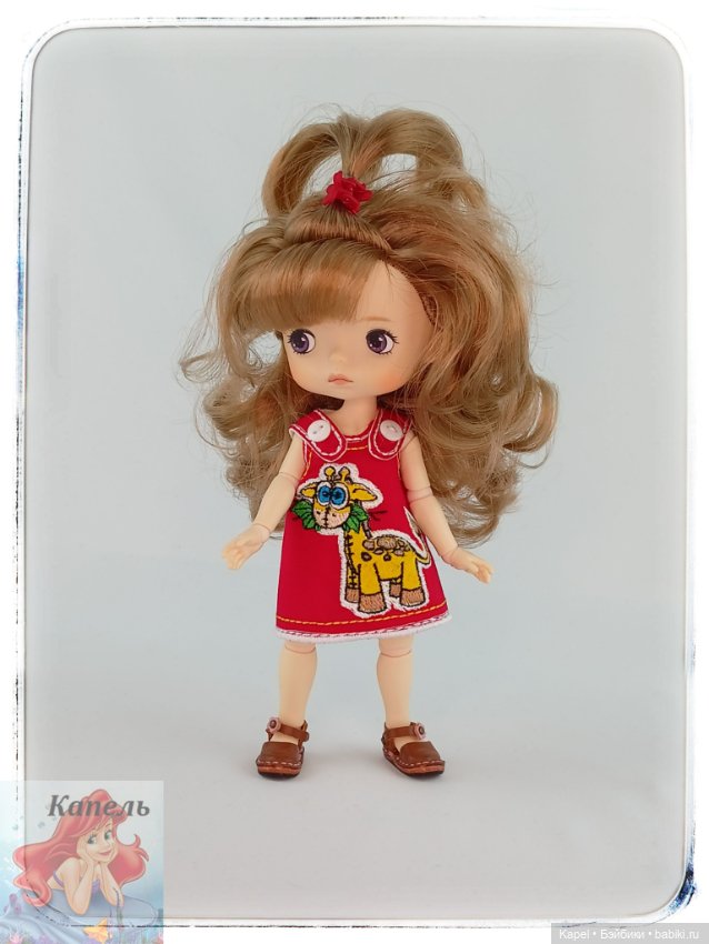 Платье «ЖИРАФИК С ЛИСТИКАМИ» для Xiaomi Monst doll