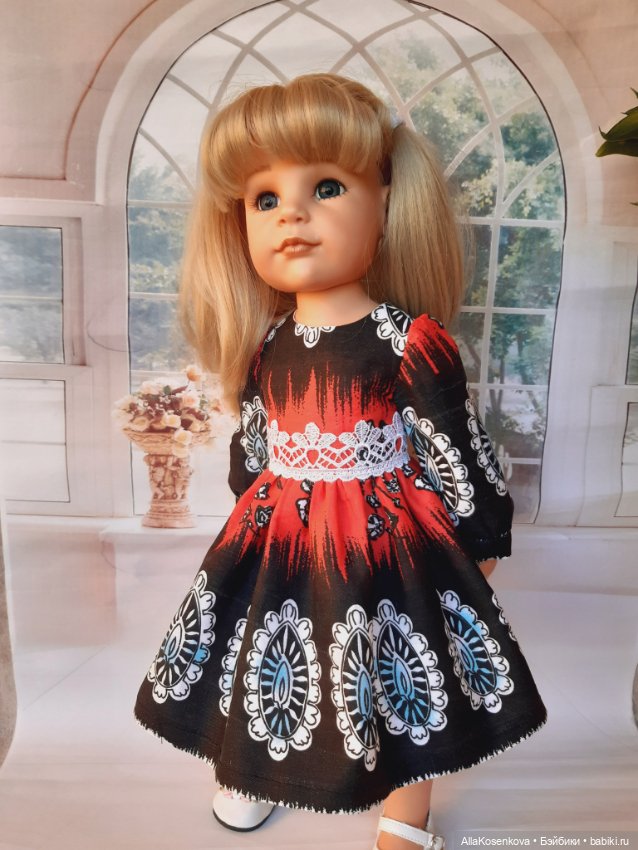 Платье для кукол Готц 50 см (фото 2)