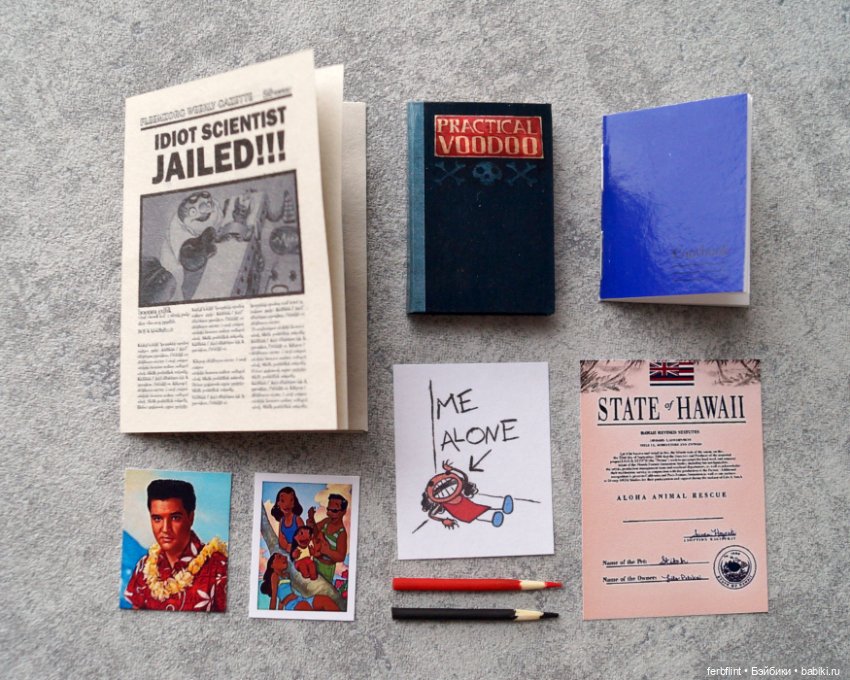 Набор из м/ф "Лило и Стич" масштаб 1:6 (фото 5)