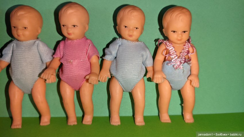 Резиновые пупсики Tebu Теоdor Buschbaum в бодиках, высота 7 см (фото 5)