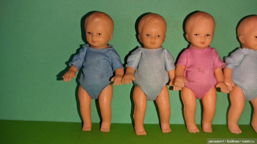 Резиновые пупсики Tebu Теоdor Buschbaum в бодиках, высота 7 см (фото 4)