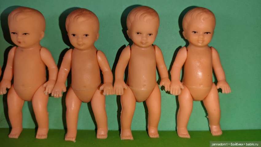 Резиновые пупсики Tebu Теоdor Buschbaum, высота 7 см (фото 6)