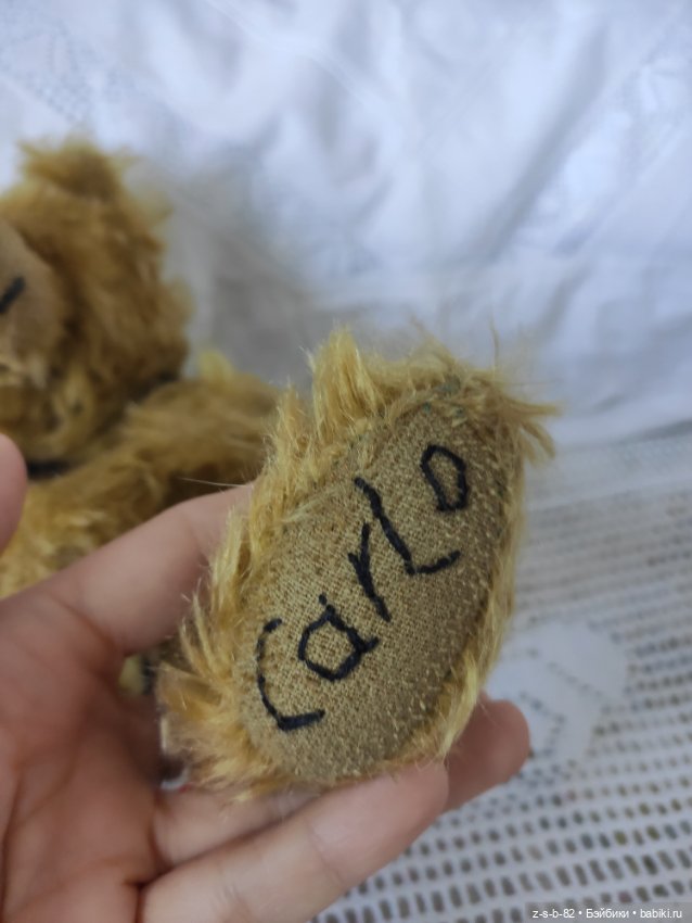 Авторский фантазийный мишка, винтаж (фото 5)