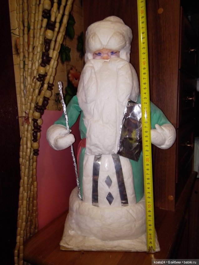 Новогодняя игрушка. Кукла. Дед Мороз (фото 2)