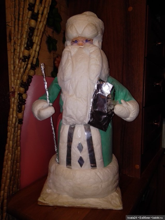 Новогодняя игрушка. Кукла. Дед Мороз