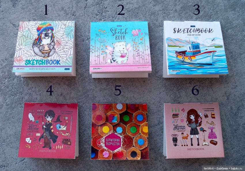 Набор скетчбук и карандаши (в масштабе 1:6) (фото 3)
