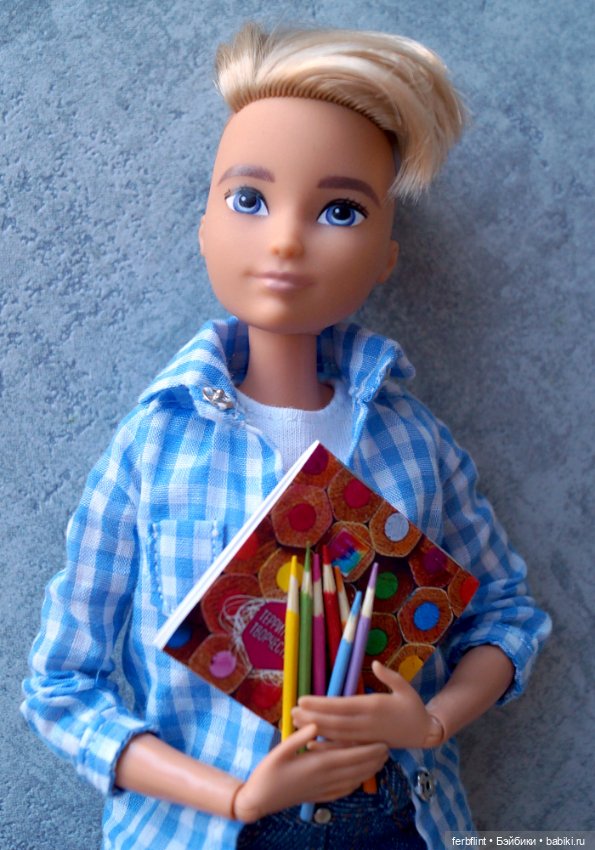 Набор скетчбук и карандаши (в масштабе 1:6) (фото 4)