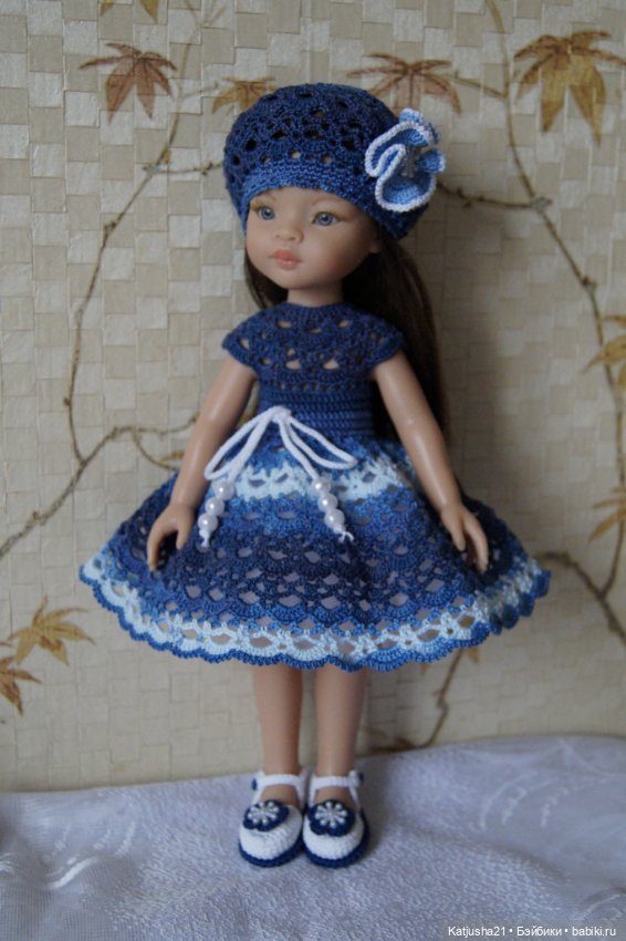 Наряд "Синий иней" для кукол Paola Reina и им подобных (фото 2)