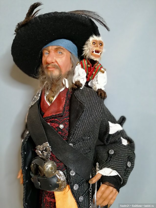 Пират Гектор Барбосса — Авторские куклы (фото 2)