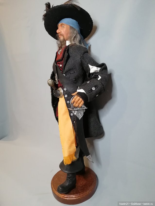Пират Гектор Барбосса — Авторские куклы (фото 5)