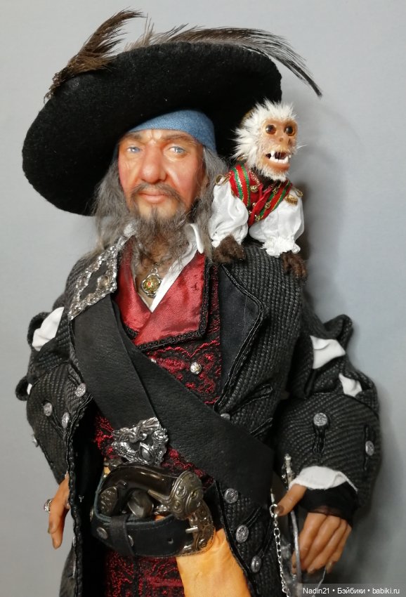 Пират Гектор Барбосса — Авторские куклы (фото 4)
