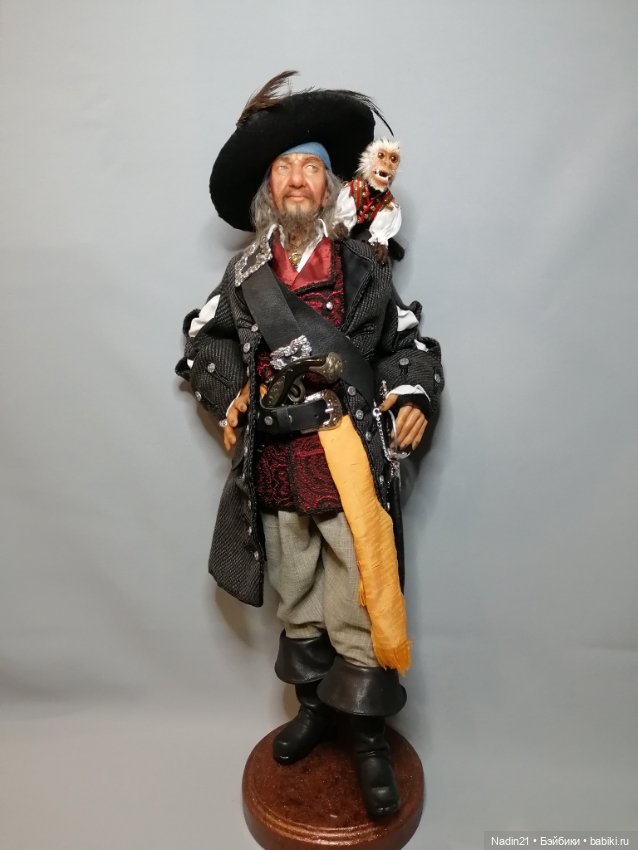 Пират Гектор Барбосса — Авторские куклы (фото 3)