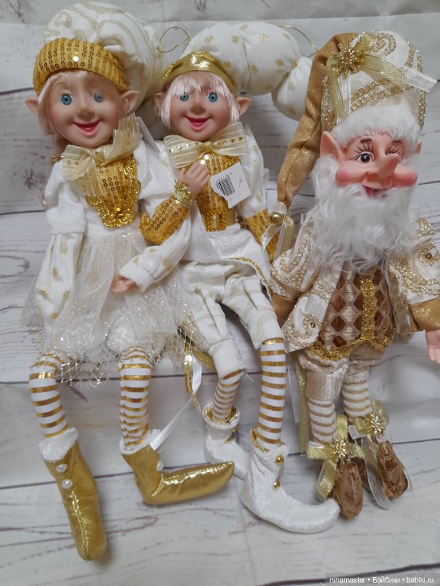 Трио снежных эльфиков — Игровые куклы