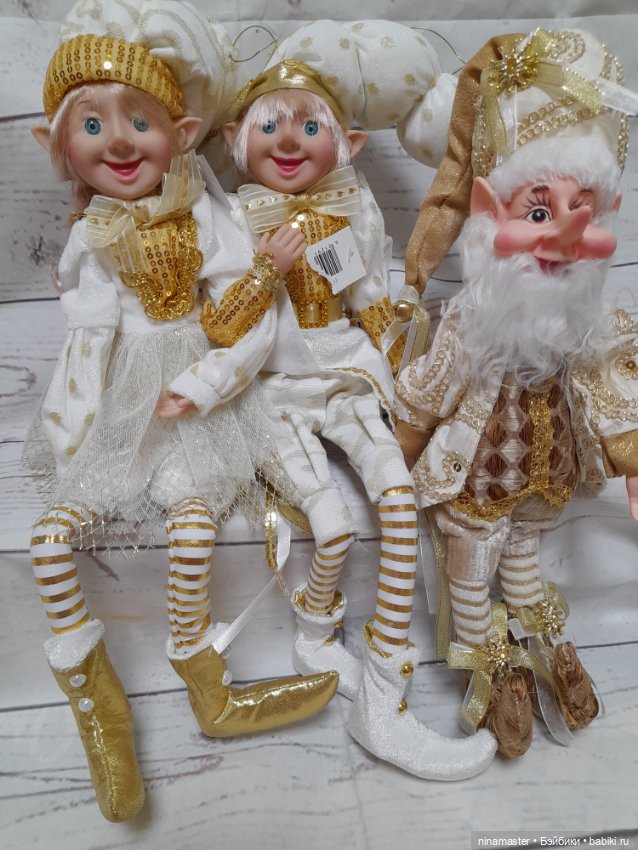 Трио снежных эльфиков — Игровые куклы (фото 2)