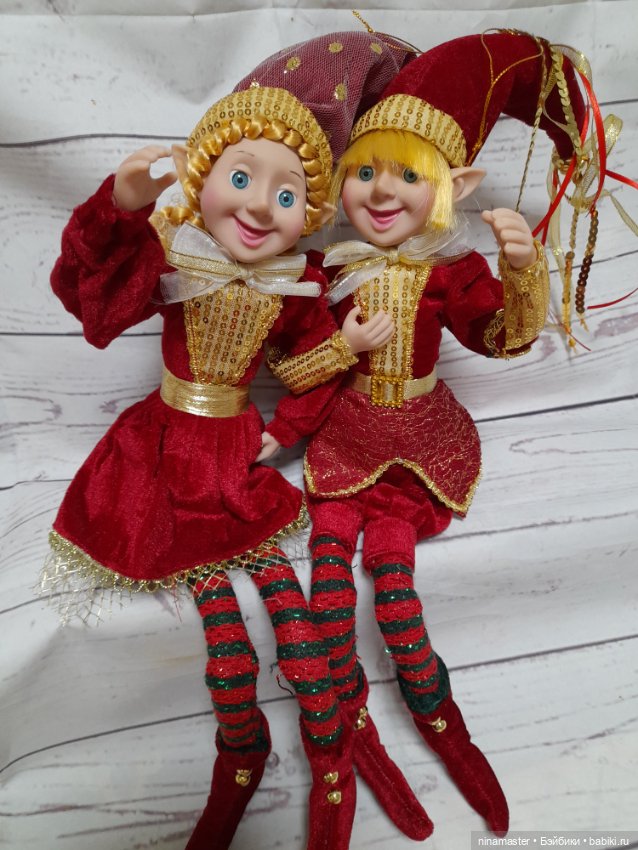 Очаровательная пара эльфов в бордо (фото 8)