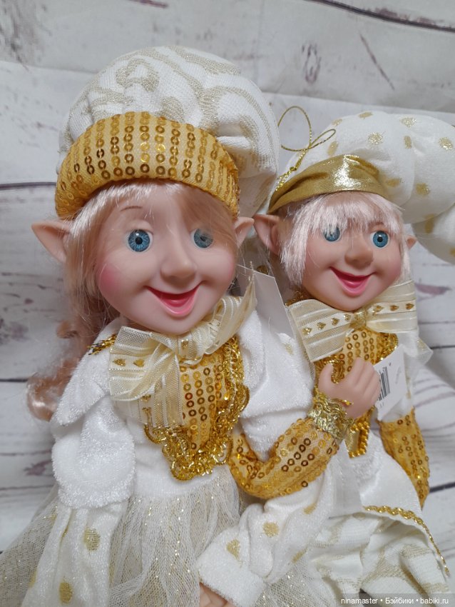 Трио снежных эльфиков — Игровые куклы