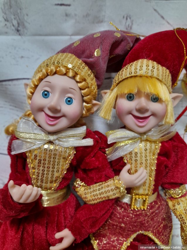 Очаровательная пара эльфов в бордо (фото 7)