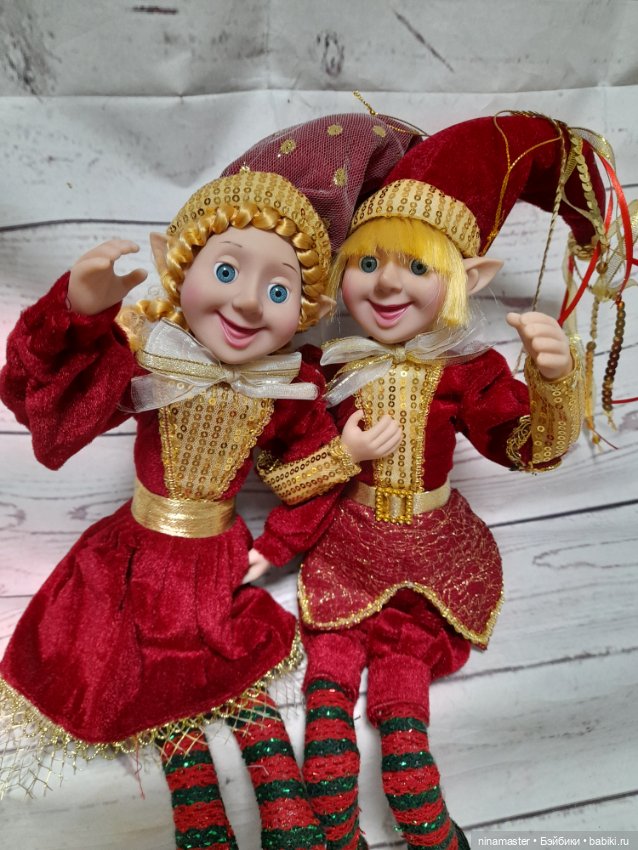 Очаровательная пара эльфов в бордо (фото 9)