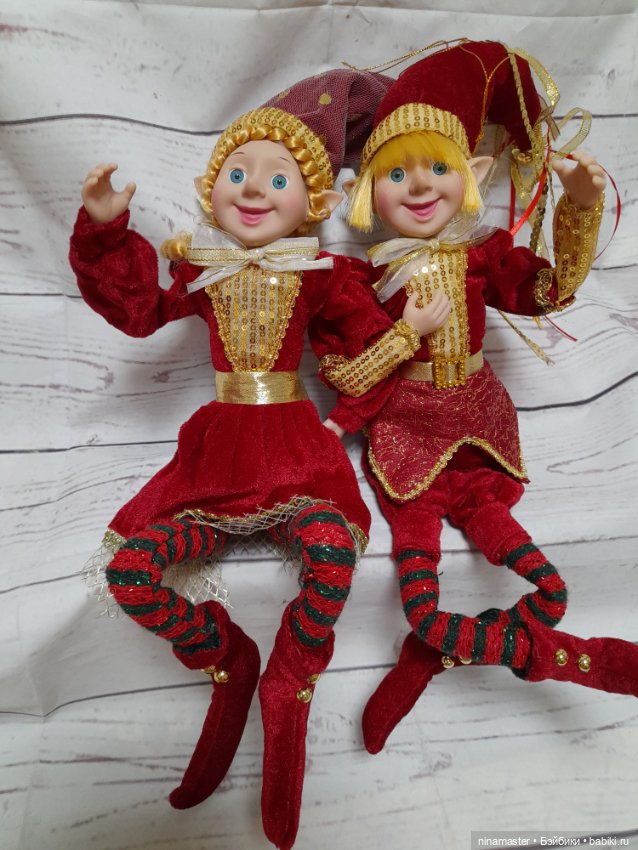 Очаровательная пара эльфов в бордо (фото 10)