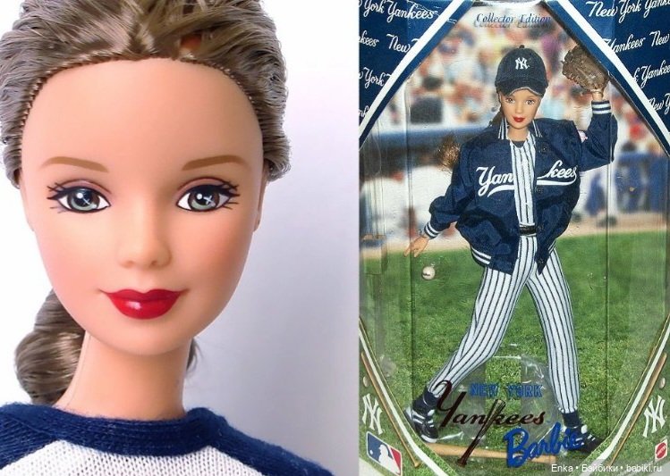 New york yankees barbie hot sale
