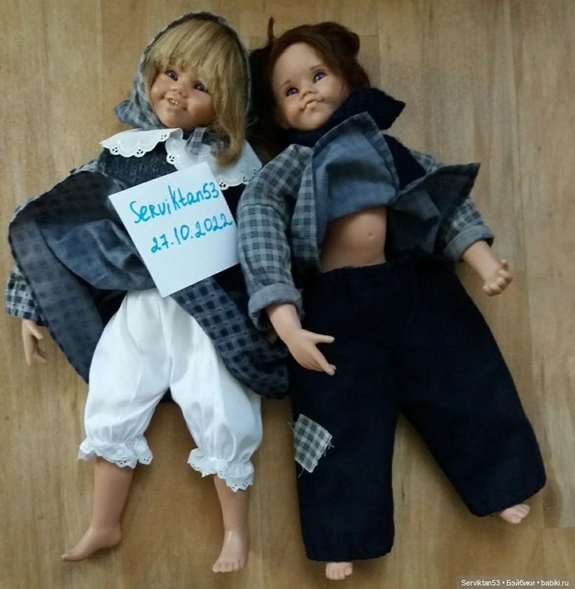 Пара Toni и Veli автор Аnni Aegerter Schmider Creativ виниловые характерные коллекционные куклы (фото 5)