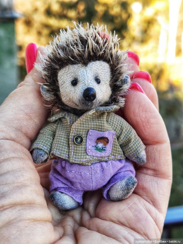 Малюсенький Ëжик тедди — Авторские игрушки