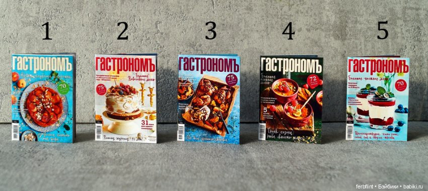 Набор журналов "Гастроном" №2 (в масштабе 1:6) (фото 2)