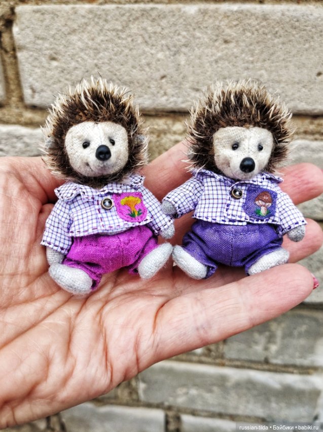 Малюсенький Ëжик тедди — Авторские игрушки (фото 2)