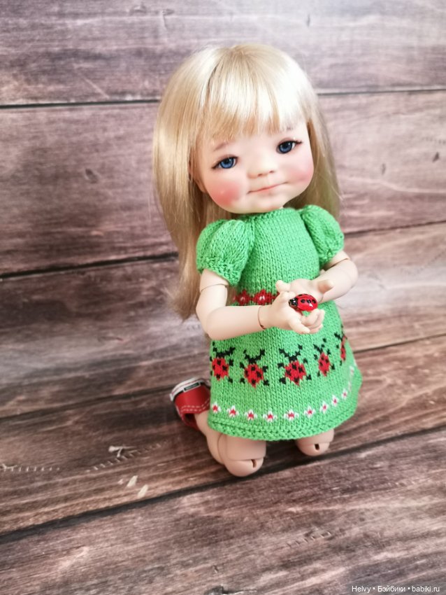 Платья с божьими коровками для Meadowdolls 28 см (фото 8)