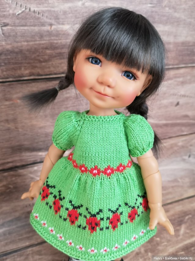 Платья с божьими коровками для Meadowdolls 28 см (фото 10)