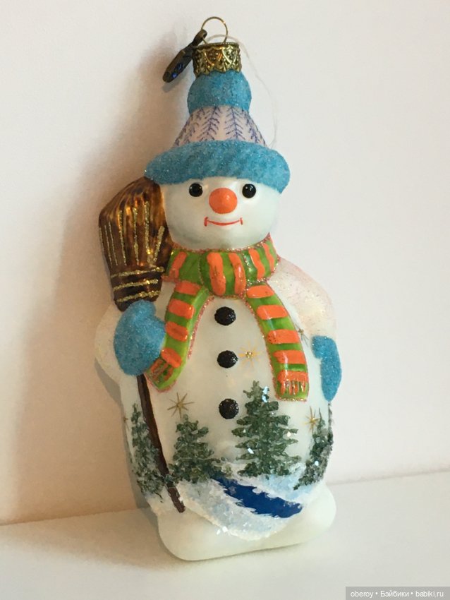 Ёлочная игрушка Снеговик Mostowski Komozja Family Польша 2008 год (фото 2)