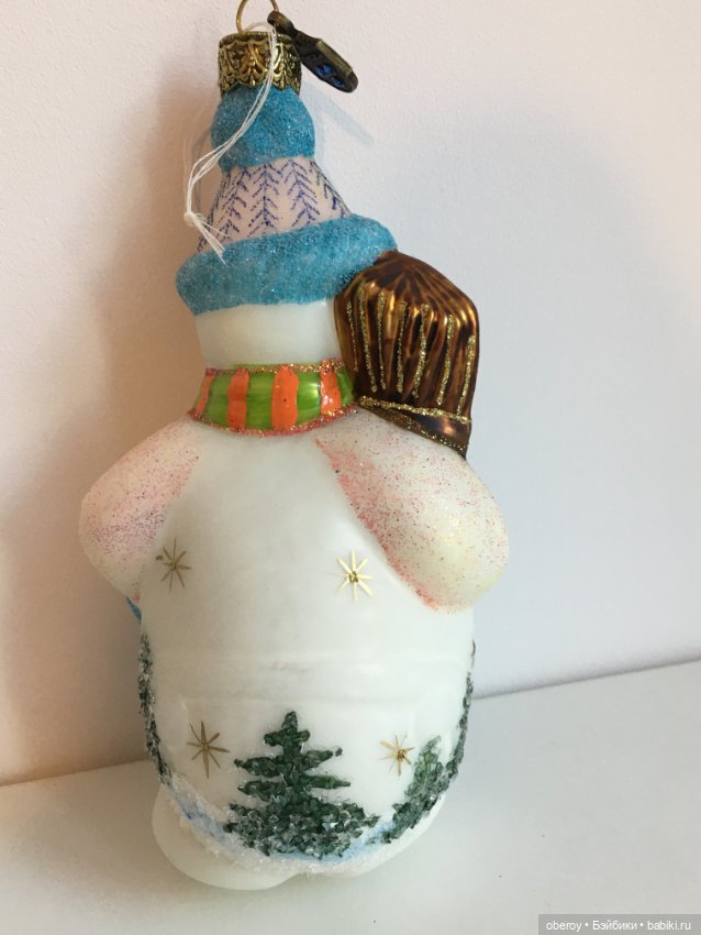 Ёлочная игрушка Снеговик Mostowski Komozja Family Польша 2008 год (фото 4)