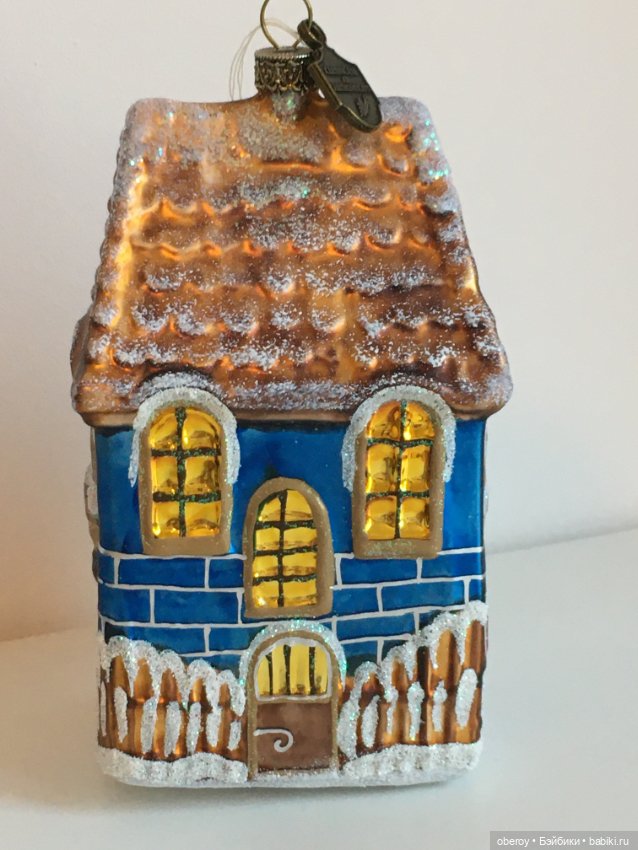 Ёлочная игрушка домик Mostowski Komozja Family Польша 2008 год (фото 3)