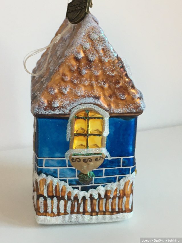 Ёлочная игрушка домик Mostowski Komozja Family Польша 2008 год (фото 5)