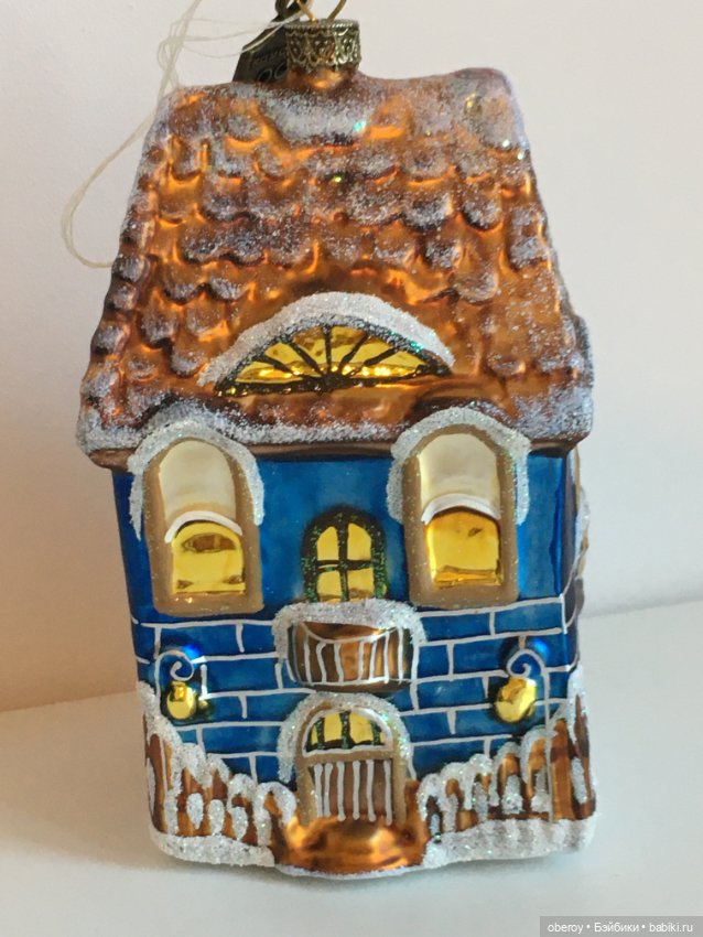 Ёлочная игрушка домик Mostowski Komozja Family Польша 2008 год (фото 4)