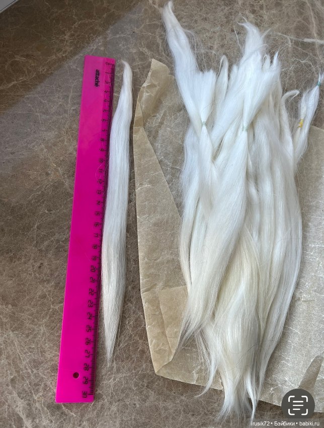 Локоны — Парики и волосы (мохер) для кукол (фото 2)
