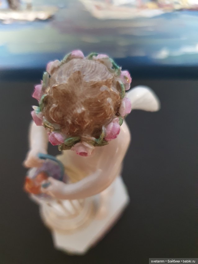 Купидон соединяющий сердца, Мейсен (фото 6)