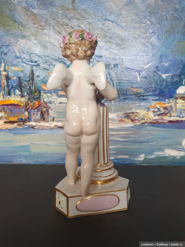 Купидон соединяющий сердца, Мейсен (фото 3)