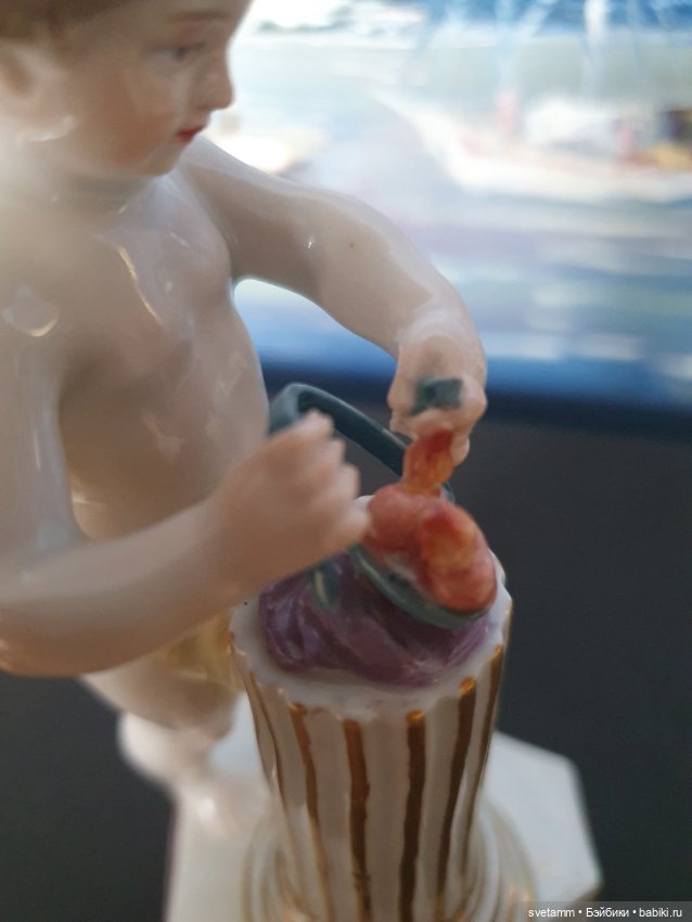 Купидон соединяющий сердца, Мейсен (фото 5)