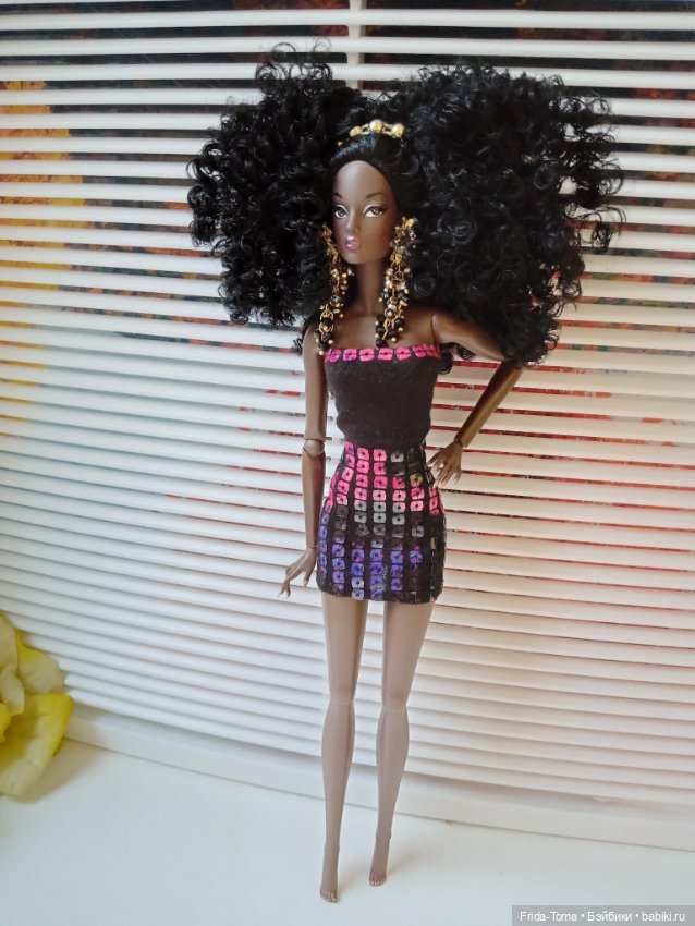 Одежда Интегрити черное вечернее платье пайетки Аутфит фэшн пак (фото 4)