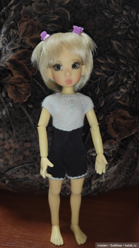 Тилли, девочка, fair skin, 28 см, БЖД от Kaye Wiggs, базовый вариант (фото 3)