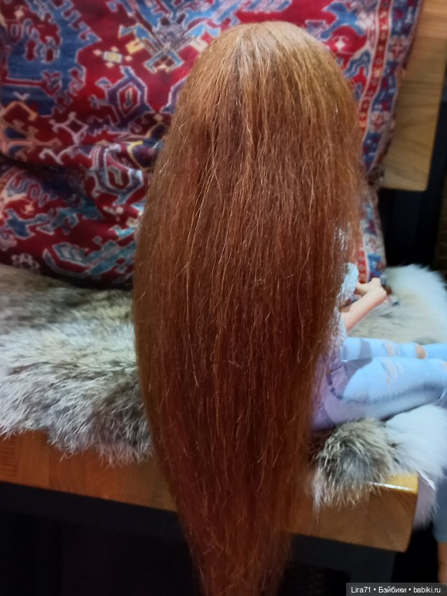 Длинный парик из тресс верблюда (фото 6)